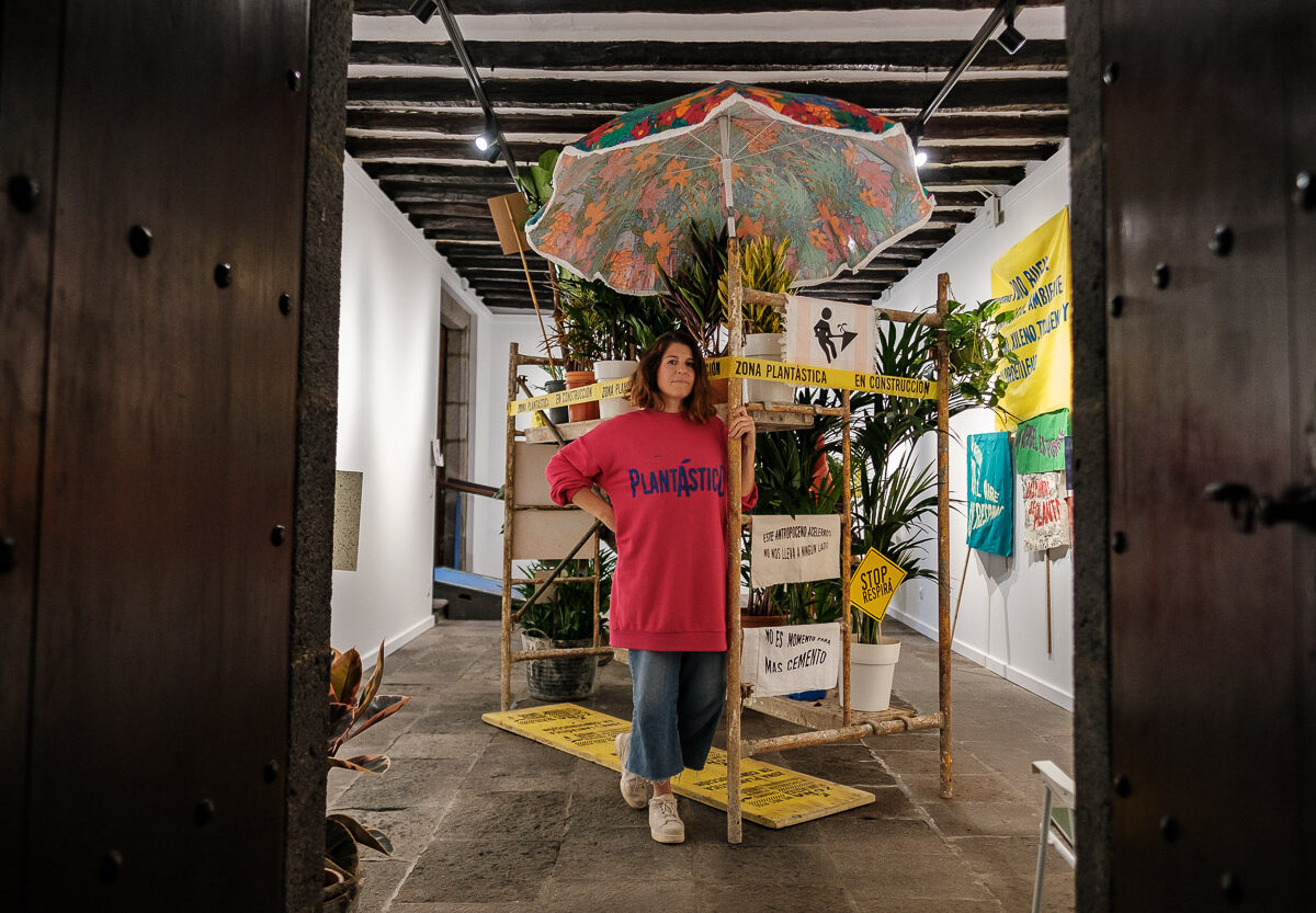 Plantamientos de Interior TELDE (GRAN CANARIA) 19/01/2021.- Exposición de "Plantamientos de Interior" de la artista Ana Beltrá, que se muestra en la Casa-Museo León y Castillo. ©Ángel Medina G./Cabildo de Gran Canaria